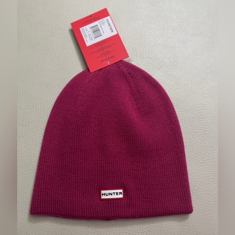 NWT - Hunter Unisex Logo Wool Blended Beanie